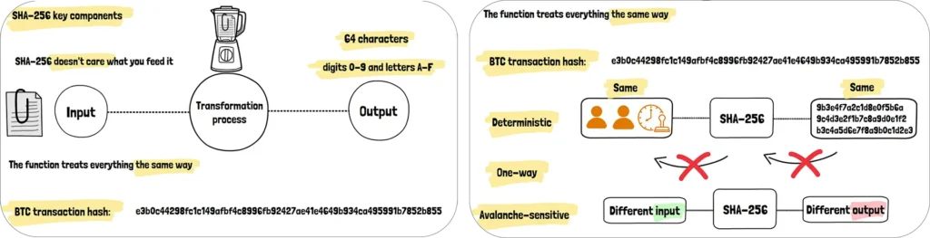 sha256 input output
